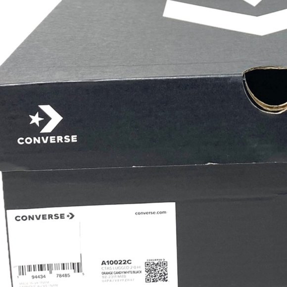 Converse Chuck Taylor Lugged 2.0 Shoe Canvas Women High Top Orange Candy A10022C - Picture 10 of 10